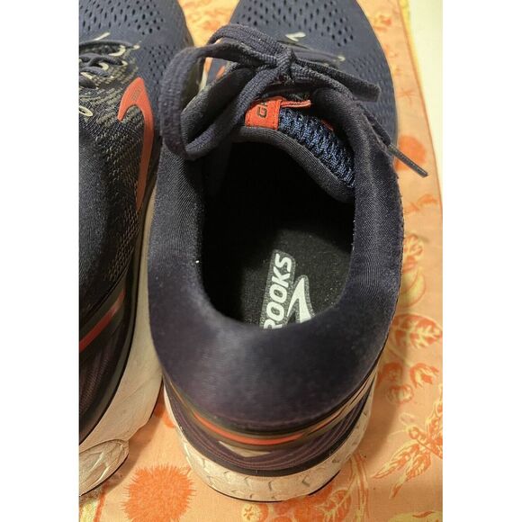 Brooks Mens Ghost 11 1102881D428 Blue Red Running Shoes Sneakers Size 12.5 D GUC - Picture 12 of 16